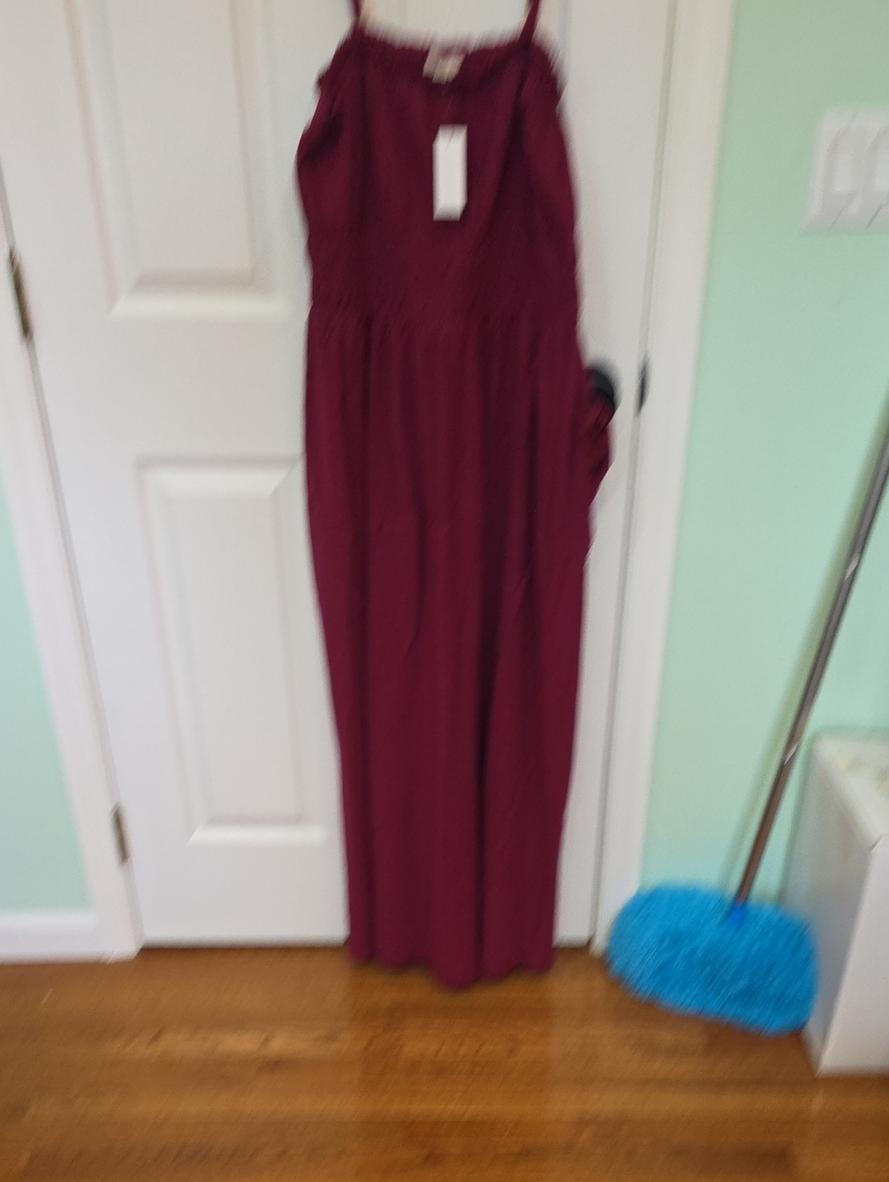 LOFT Sleeveless Wine-Red Dress